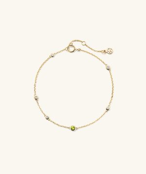 Multi Gemstone Station Bracelet