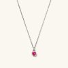 Sia Birthstone Pendant Necklace