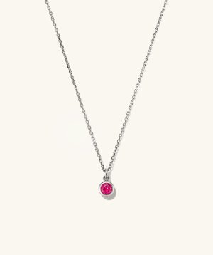 Sia Birthstone Pendant Necklace