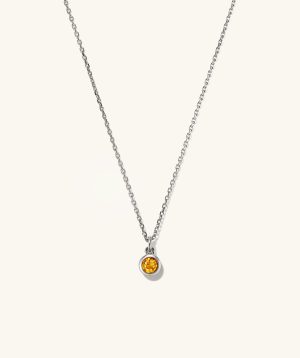 Sia Birthstone Pendant Necklace