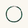 4mm Gemstone Beaded Bracelet