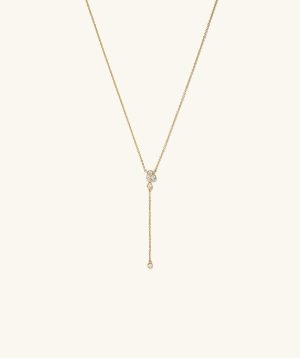 Celeste Lab Grown Diamond Lariat Necklace
