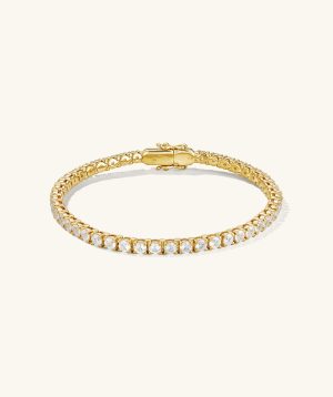 Lab Grown Sapphire Tennis Bracelet