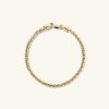 3mm Round Box Chain Bracelet
