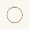 3mm Round Box Chain Bracelet
