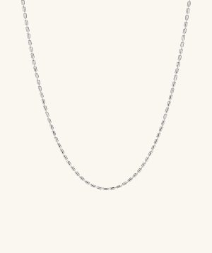Barrel Link Chain Necklace