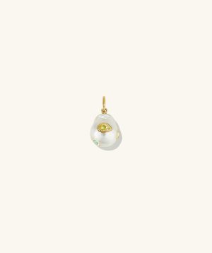 Isabel Baroque Pearl Gemstone Charm