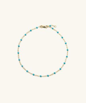 Enamel Spheres Anklet