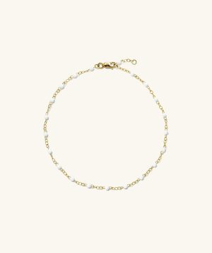 Enamel Spheres Anklet