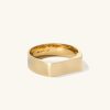 Slim Rectangular Signet Ring