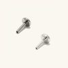 Piercing Studio - Diamond Curve Bar Flat Back Stud