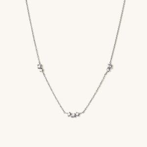 Floating Sapphire Necklace